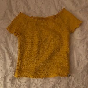 abercrombie smocked top
